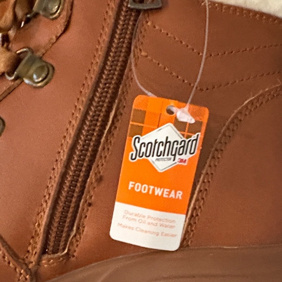 Propet Brown Heeled Boots with Cream Lining NWOT - Picture 8 of 8